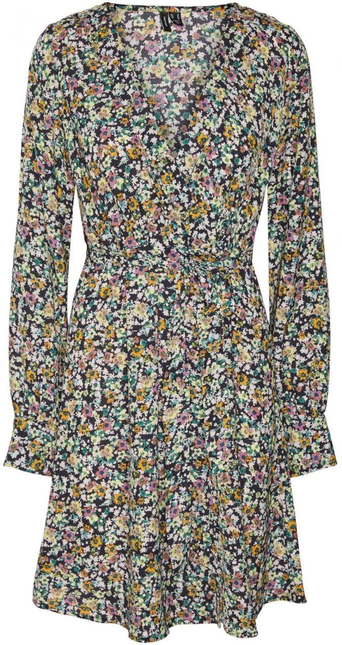 VERO MODA Šaty 'Abby'  grafitová / zmiešané farby