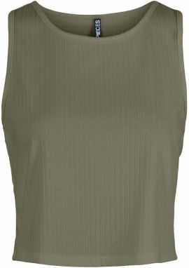 PIECES Top 'Kylie'  kaki