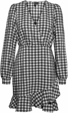 VERO MODA Šaty 'Karma'  čierna / biela