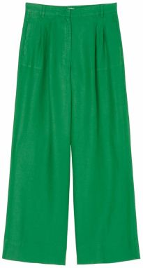 Marc O'Polo Plisované nohavice  zelená