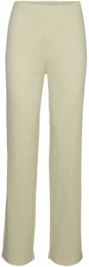VERO MODA Nohavice 'Kida'  žltá / biela