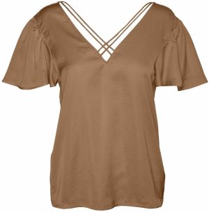 VERO MODA Blúzka 'Anny'  hnedá