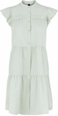 Y.A.S Košeľové šaty 'Violi'  pastelovo zelená