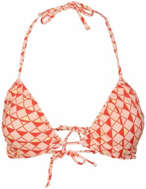 VERO MODA Bikinový top 'Kitta'  žltá / ružová / svetločervená