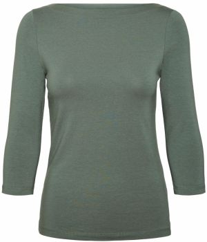 VERO MODA Tričko 'PANDA'  jedľová