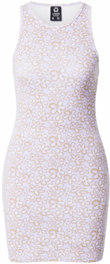 Afends Šaty 'Digital Daisy'  svetlohnedá / pastelovo fialová / biela