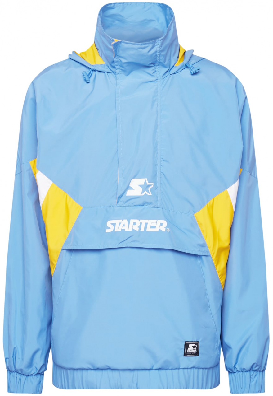 Starter Black Label Prechodná bunda  svetlomodrá / žltá / biela
