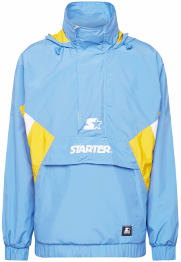 Starter Black Label Prechodná bunda  svetlomodrá / žltá / biela