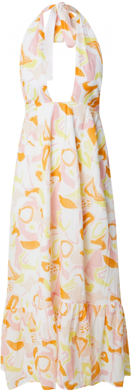 Gina Tricot Šaty  žltá / oranžová / ružová / biela