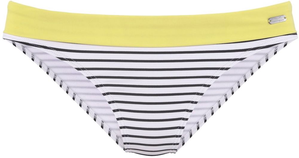 VENICE BEACH Bikinové nohavičky  žltá / čierna / biela