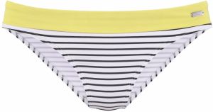 VENICE BEACH Bikinové nohavičky  žltá / čierna / biela