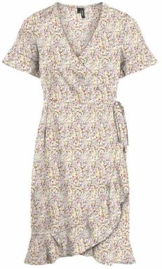 VERO MODA Šaty 'VMHenna'  béžová / zelená / červená