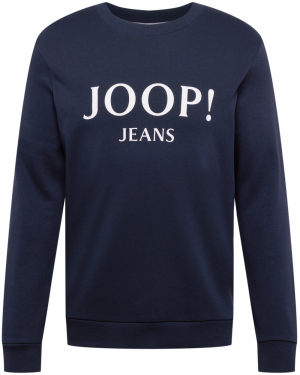 JOOP! Jeans Mikina 'Alfred'  tmavomodrá / biela