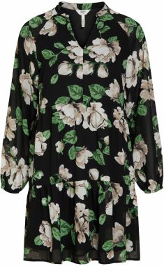 OBJECT Šaty 'MILA GIA'  béžová / sivobéžová / svetlozelená / čierna