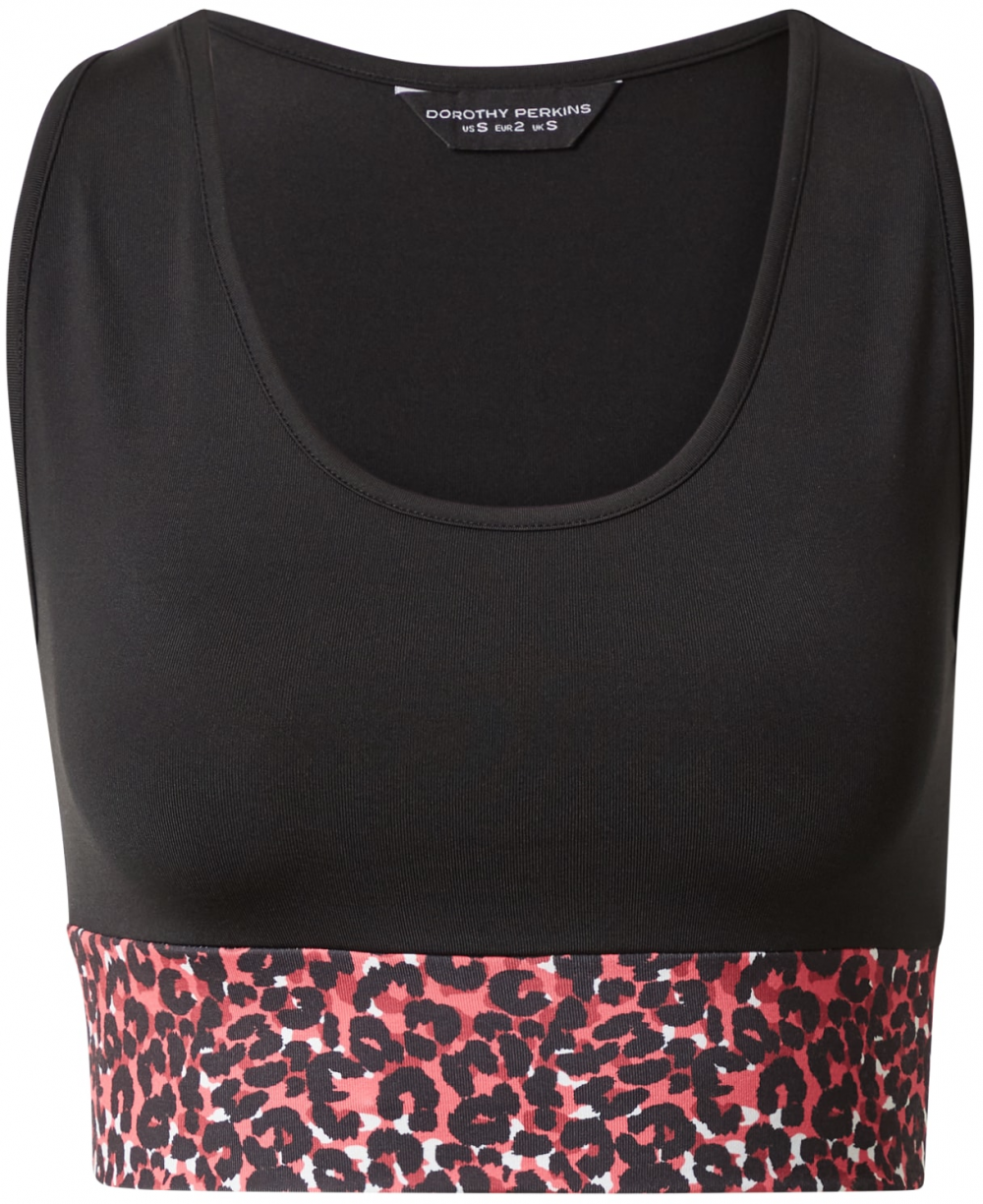 Dorothy Perkins Top  červená / čierna / biela