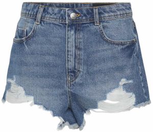 Noisy May Petite Džínsy 'DREW'  modrá denim / biela