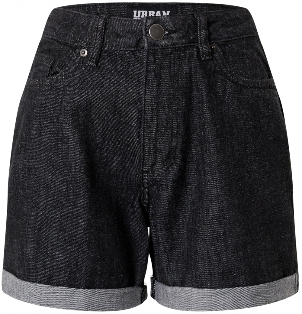 Urban Classics Džínsy  čierny denim