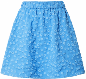 PIECES Sukňa  modrá / biela