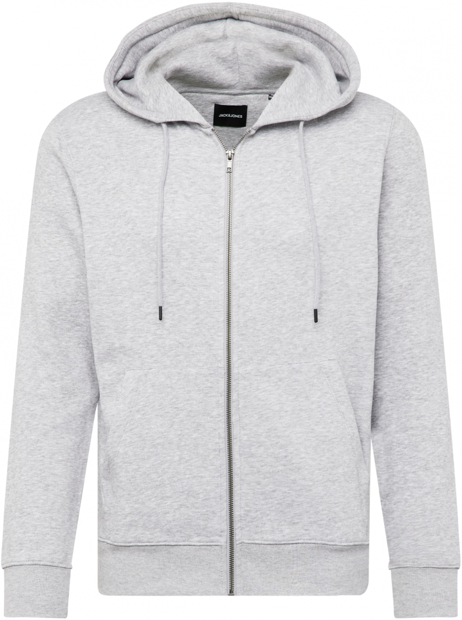 JACK & JONES Tepláková bunda 'STAR'  svetlosivá