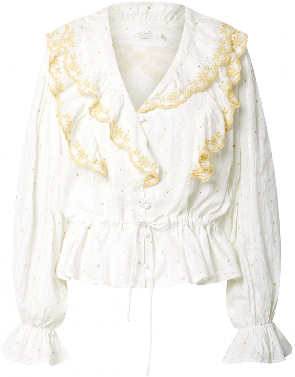 Notes du Nord Blúzka 'Ciara'  žltá / biela