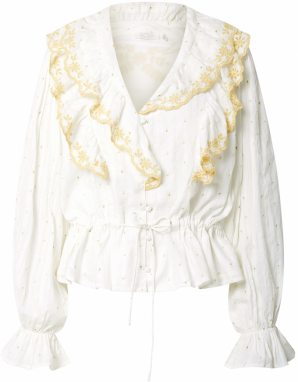 Notes du Nord Blúzka 'Ciara'  žltá / biela