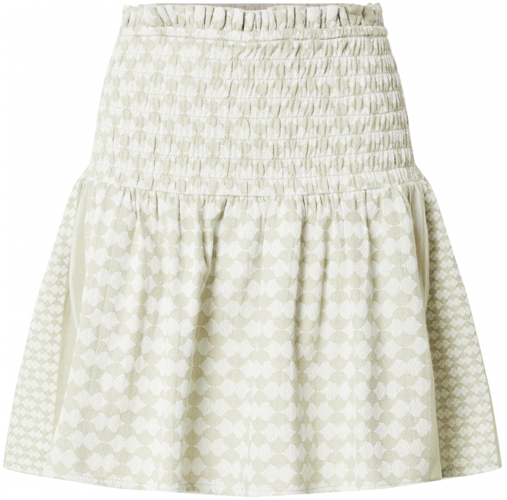 Summery Copenhagen Sukňa 'Nova'  svetlosivá / šedobiela