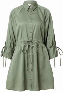 River Island Košeľové šaty  zelená