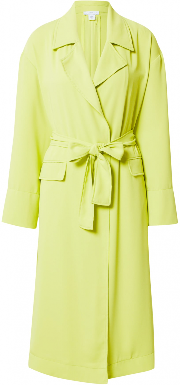Warehouse Letný kabát 'Fluid'  limetková