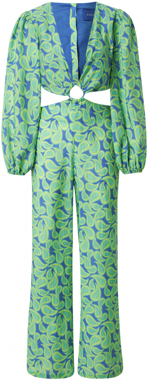 Résumé Overal 'MARTARS'  modrá / zelená / trstinová