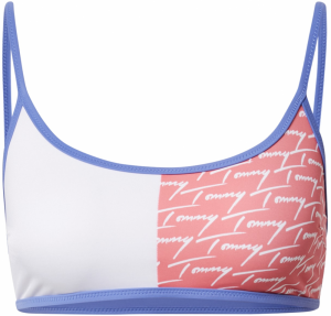 Tommy Hilfiger Underwear Bikinový top  modrá / svetločervená / prírodná biela