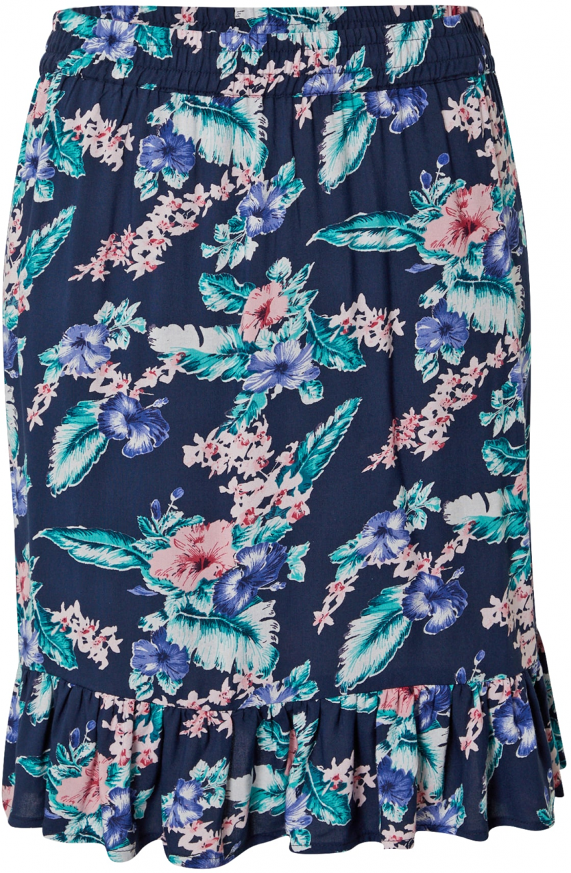 WLD Sukňa  tmavomodrá / nefritová / pitaya / staroružová