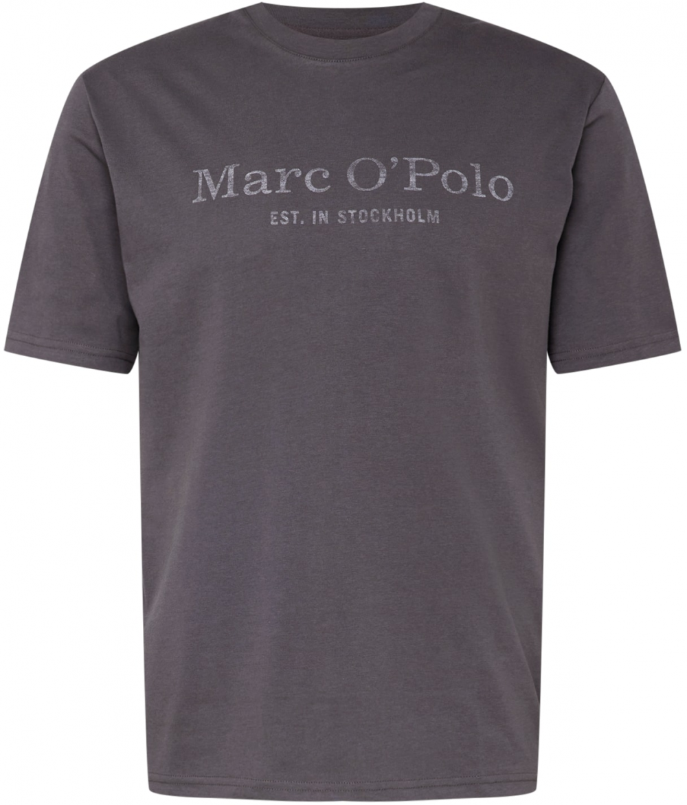Marc O'Polo Tričko  tmavošedá / sivá melírovaná