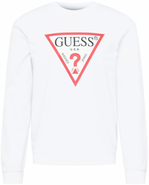 GUESS Mikina 'Audley'  červená / čierna / biela