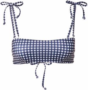 Hunkemöller Bikinový top  tmavomodrá / biela