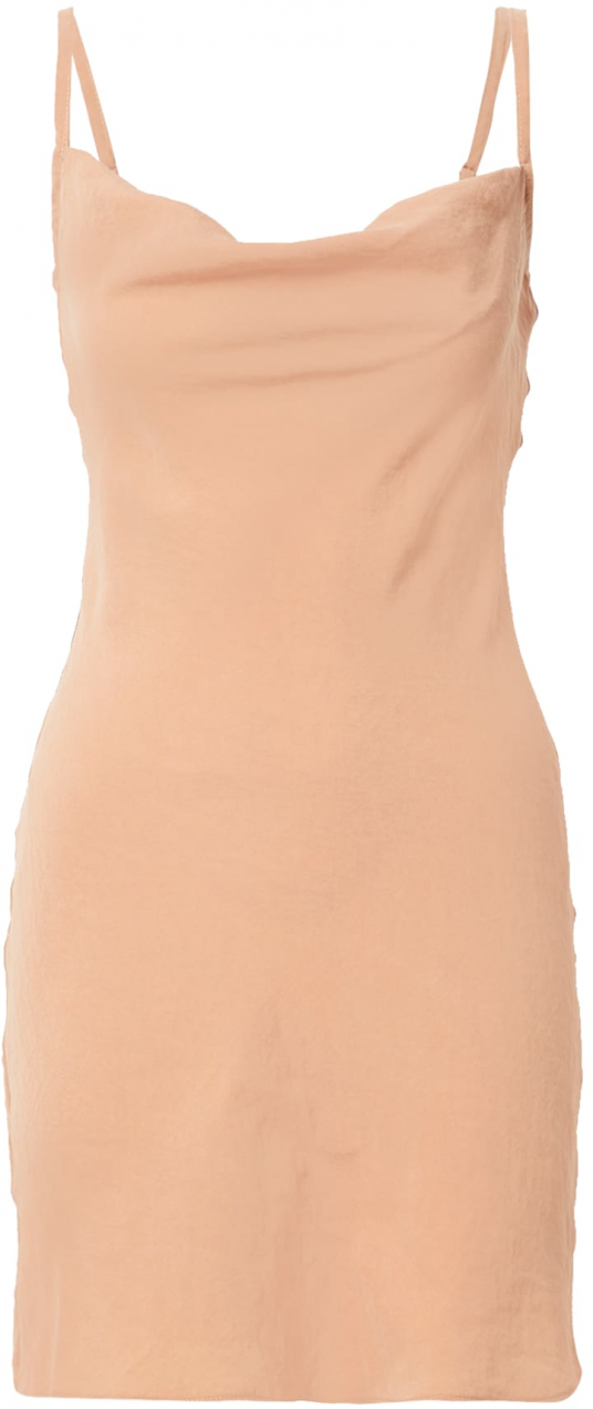 Nasty Gal Šaty  svetlohnedá