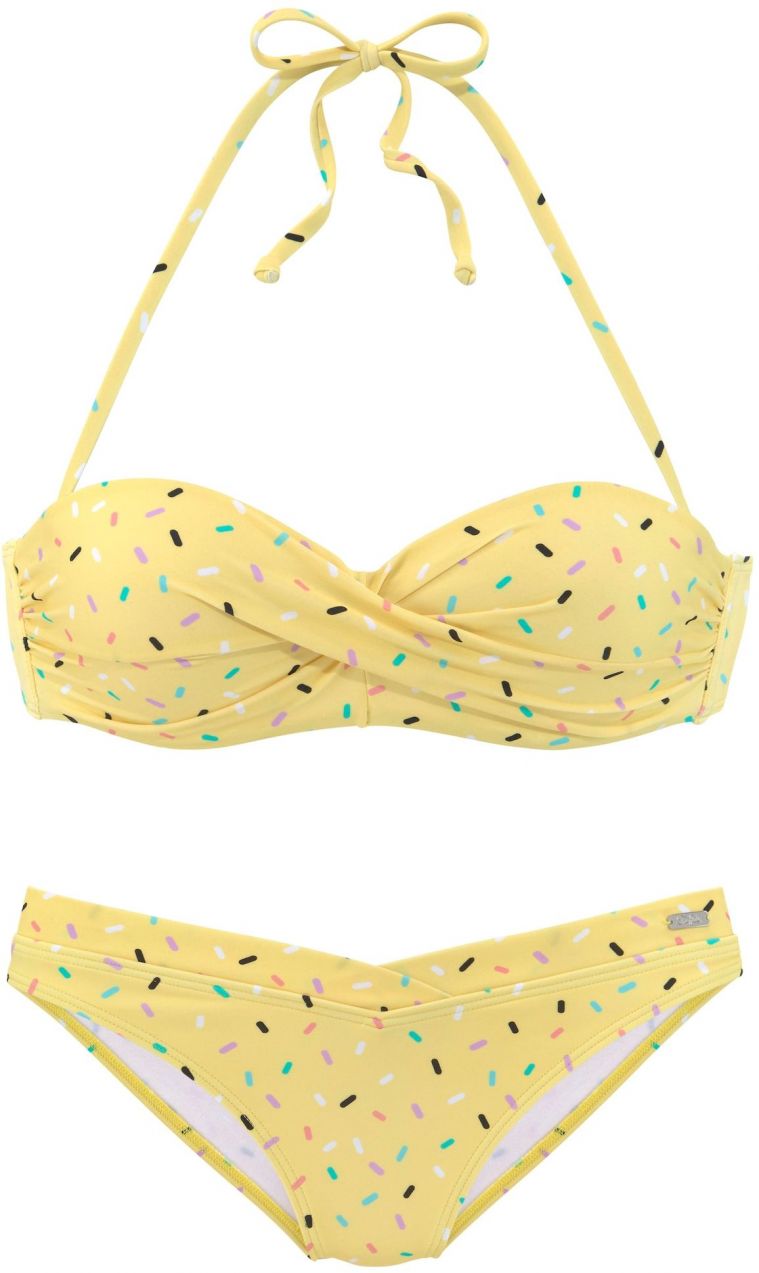 BUFFALO Bikiny  žltá / zmiešané farby