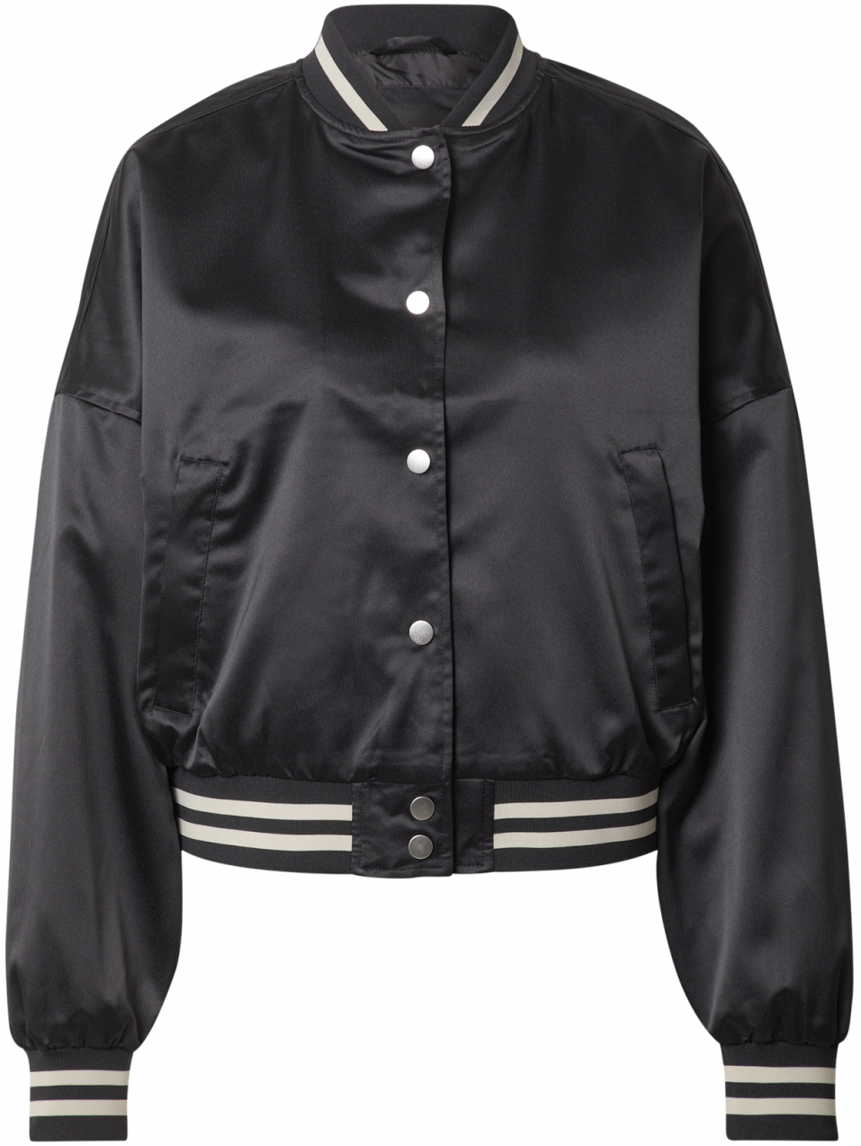 Urban Classics Prechodná bunda  čierna / biela