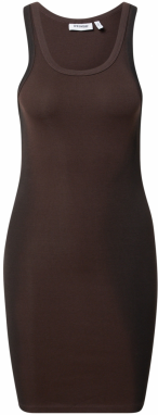 WEEKDAY Letné šaty  tmavohnedá