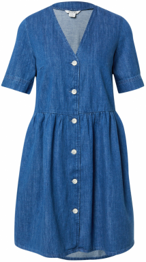 Monki Košeľové šaty  modrá denim