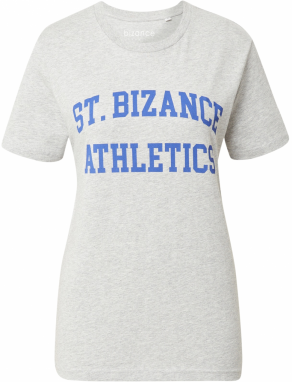 Bizance Paris Tričko 'GUSTIN'  modrá / sivá melírovaná