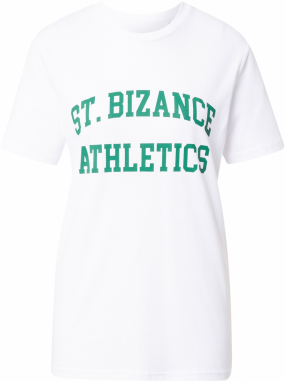 Bizance Paris Tričko 'GUSTIN'  zelená / biela