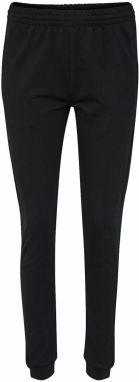 Hummel Športové nohavice  čierna / biela