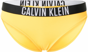 Calvin Klein Swimwear Bikinové nohavičky  žltá / čierna / biela