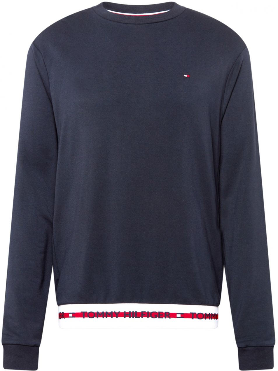 Tommy Hilfiger Underwear Mikina  námornícka modrá / červená / biela