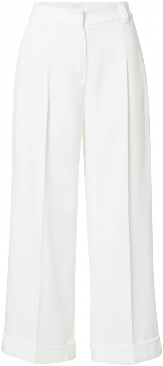 Riani Plisované nohavice  biela