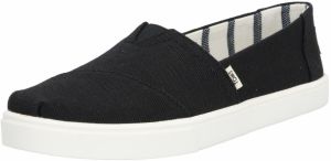 TOMS Slip-on obuv  svetlomodrá / čierna / biela