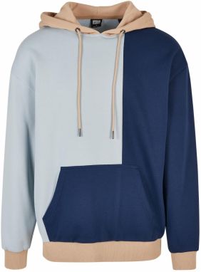 Urban Classics Mikina  béžová / námornícka modrá / pastelovo žltá