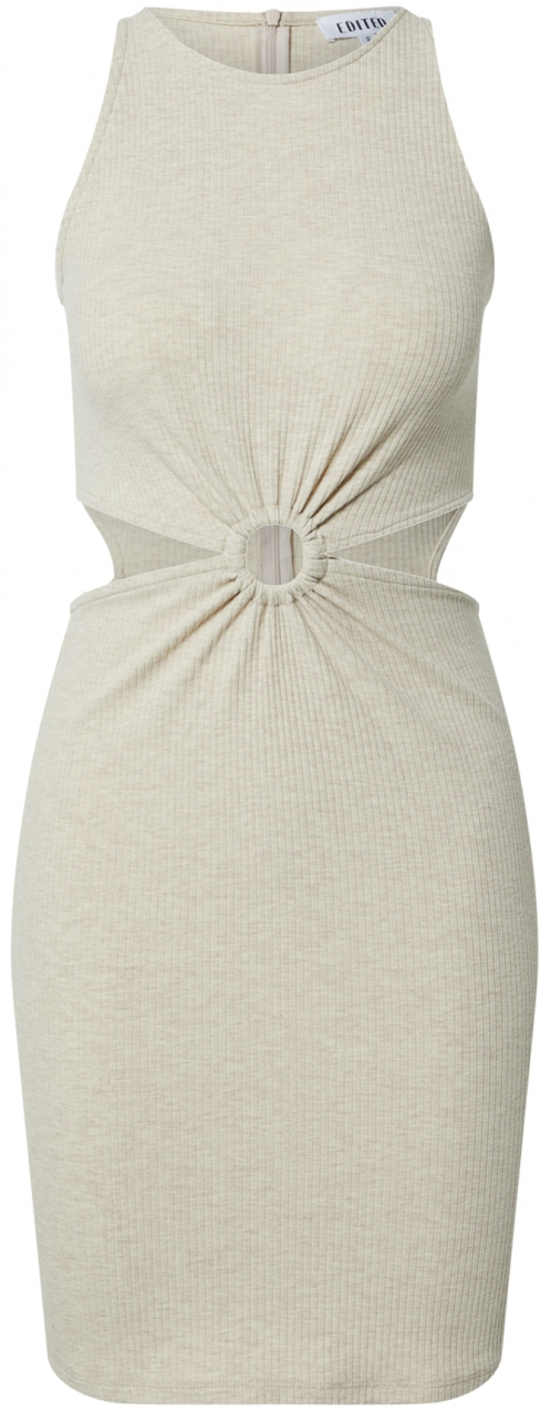 EDITED Šaty 'Madline'  béžová melírovaná