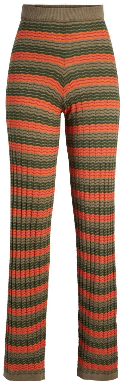 JJXX Nohavice 'Marta'  kaki / tmavozelená / oranžová / fuksia
