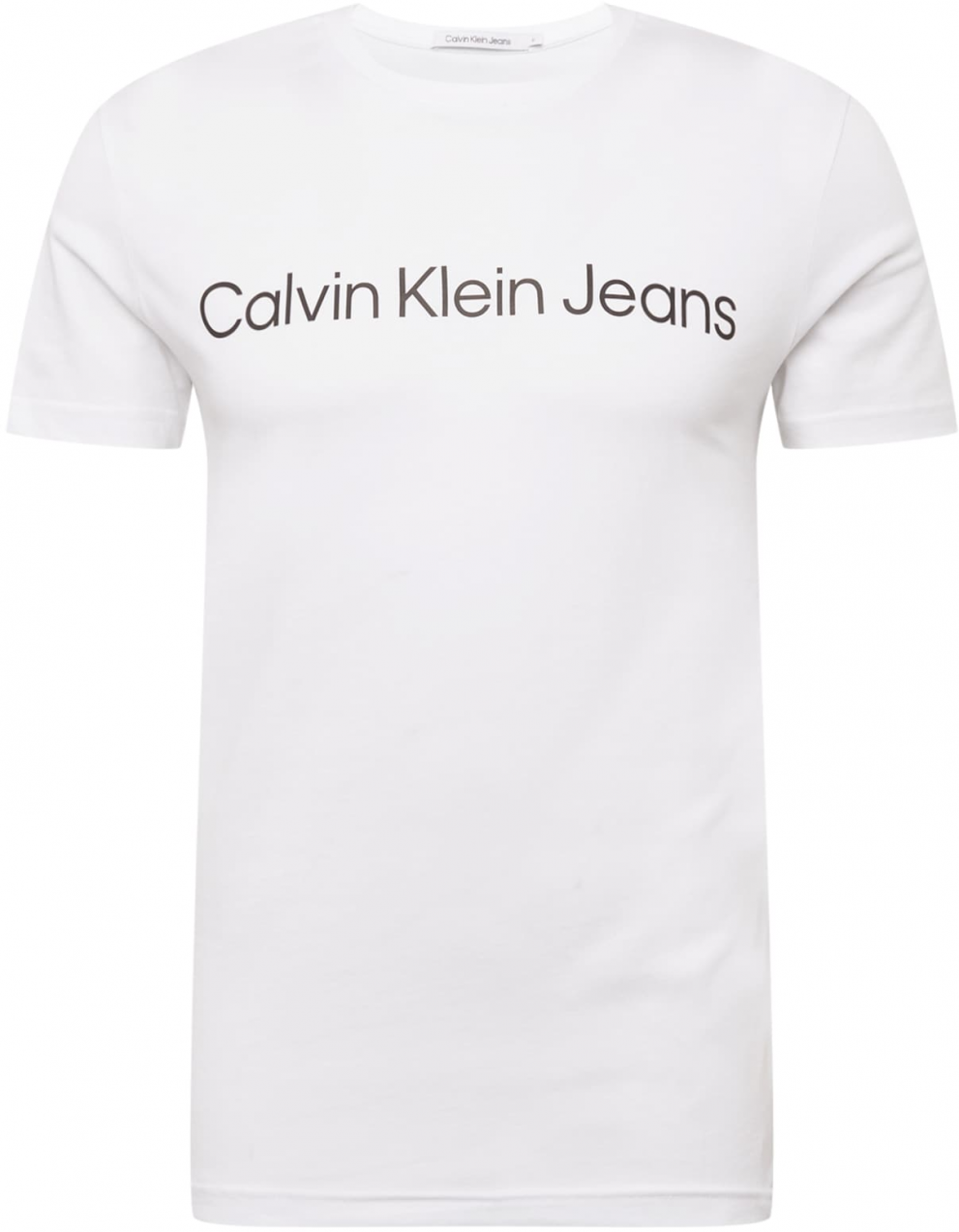 Calvin Klein Jeans Tričko  čierna / biela